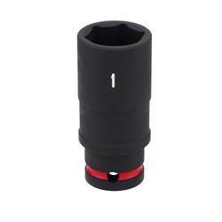 CRAFTSMAN 1 in. X 1/2 in. drive SAE 6 Point Deep Impact Socket 1 pc