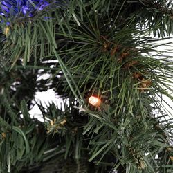 Celebrations Home 30 in. D X 2.5 ft. L LED Prelit Battery Operated Decorated Wreath