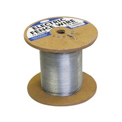 FarmGard 0.06 in. H X 1320 ft. L Galvanized Steel Electric Fence Wire Silver