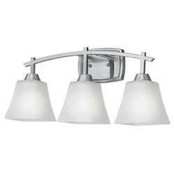 Westinghouse Midori 3-Light Brushed Nickel Wall Sconce