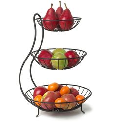 Spectrum Yumi 12.8 in. L X 13 in. W X 19 in. H Black 3 Tier Server