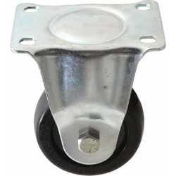 The Fairbanks Company 3 in. D Soft Rubber Rigid Caster 125 lb 1 pk