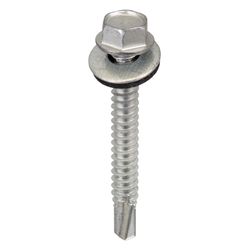 Acorn International No. 14 Sizes X 1.5 in. L Hex Hex Head Self-Drilling Screws w/Washers 250 pk