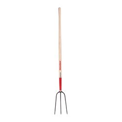 Razor-Back 3 Tine Forged Steel Hay Fork 48 in. Wood Handle