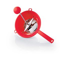 Fante's Red Plastic/Stainless Steel Food Mill