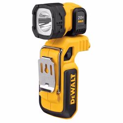 DeWalt 20V MAX 160 lm Black/Yellow LED Rechargeable Work Light Flashlight