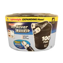 Pocket Hose Silver Bullet 3/4 in. D X 100 ft. L Light Duty Expandable Lightweight Garden Hose