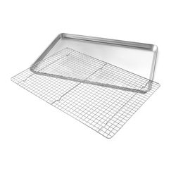USA Pan 14.25 in. W X 19-3/4 in. L Bake Set Silver 2 pk