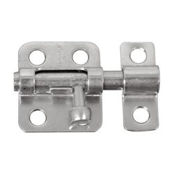 National Hardware Zinc-Plated Silver Steel Window Bolt 2 in. L X .75 in. H 1 pk