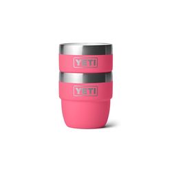 YETI Rambler 4 oz Tropical Pink BPA Free Insulated Cup Set