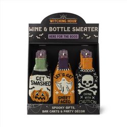 Witching Hour Halloween Bottle Sweater 1 pk (RANDOM COLOR)