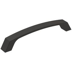 Amerock Contemporary Arch Cabinet Pull 5-1/16 in. Matte Black Black 1 pk