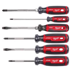 Milwaukee Phillips & Slotted Screwdriver Set 6 pc