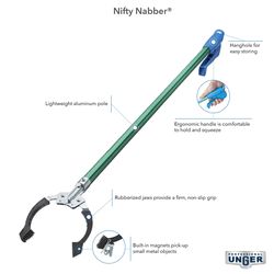 Unger Nifty Nabber 48 in. Mechanical Pick-Up Tool 0.8 lb. pull