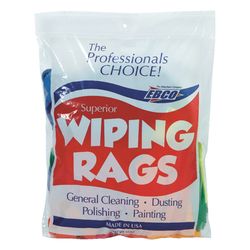 Superior Wiping Rags Wipeco Cotton Cleaning Cloth 18 in. W X 18 in. L 1 lb 1 pk