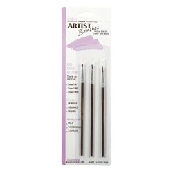 Linzer No. 000/00/0 Assorted Artist Paint Brush Set
