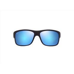 Maui Jim Southern Cross Sunglasses Men's Matte Black/Blue Frame Blue Hawaii Lens Polarized