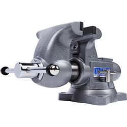 Wilton 6.5 in. Cast Iron Tradesman Bench Vise 360 deg Swivel Base