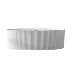 A&E Bath and Shower 67 in. W White Bathtub