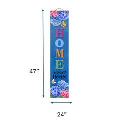 Briarwood Lane 47 in. H X 9.5 in. L Wood Spring Flowers Porch Leaner