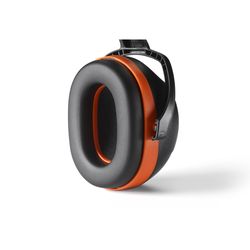 Hellberg Secure 3 28 dB Plastic HeadBand Ear Muffs Black/Orange 1 pc