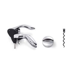 Houdini Deluxe Silver Stainless Steel Corkscrew