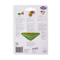 Chef'n Green/Clear/Yellow Plastic Mini Citrus Juicer