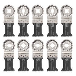 Fein Starlock 1-3/8 in. X 2 in. L Steel Japanese Tooth E-Cut Saw Blade Set 10 pk