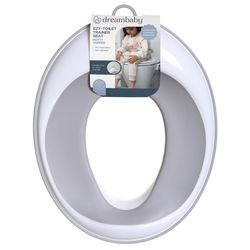 Dreambaby Gray/White Plastic Toilet Trainer Seat 1 pk