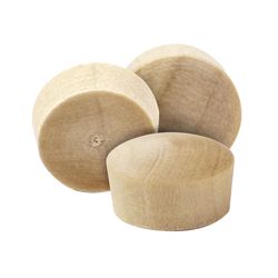 Richelieu Round Birch Head Plug 1/2 in. D X .5 in. L 25 pk Natural