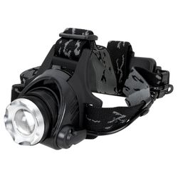 ATAK 500 lm Black LED Rechargeable Head Lamp 18650 Battery