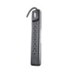 Southwire Woods 10 ft. L 7 outlets Power Strip w/Surge Protection Black 1440 J