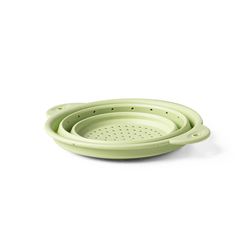 Krumbs Kitchen Green Silicone Strainer