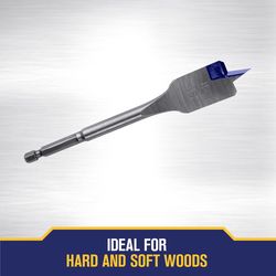 IRWIN Speedbor 15/16 in. X 6 in. L Carbon Steel Wood Boring Bit Hex Shank 1 pc