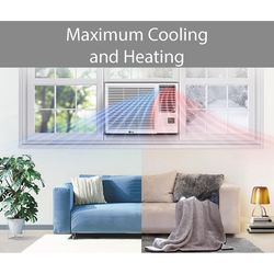 LG 7600 BTU 115 V Window Air Conditioner w/Heat w/Remote 330 sq ft