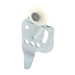 Prime-Line 3/4 in. D X 1/4 in. L Mill Nylon/Steel Wardrobe Door Roller Assembly 2 pk