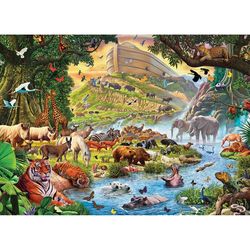 Eurographics Noah's Ark Before the Rain Jigsaw Puzzles Multicolored 300 pc