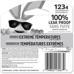 Energizer Lithium 123 3 V Camera Battery 4 pk