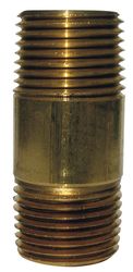 Anderson Metals 3/8 in. MPT in. X 3/8 in. D MPT Red Brass Nipple 2 in. L