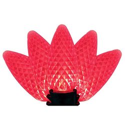 Holiday Bright Lights LED PS C9 Red 25 ct Christmas Light Bulbs
