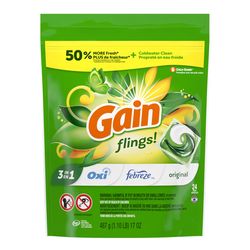 Gain Fling! Original Scent Laundry Detergent Pod 17 oz 24 pk