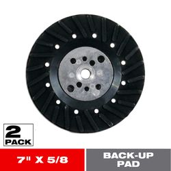 Diablo 7 in. D X 5/8 in. Aluminum Oxide Angle Grinder Conversion Kit 50 Grit 4 pk