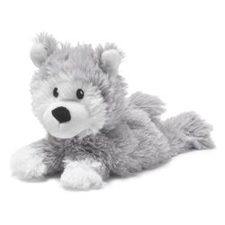 Warmies Junior Husky Stuffed Animals Gray 1 pc