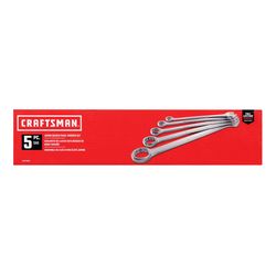 CRAFTSMAN 12 Point SAE Jumbo Combination Wrench Set 5 pc
