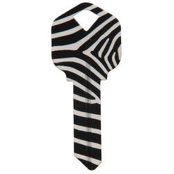 HILLMAN Wackey Zebra House/Office Universal Key Blank Single
