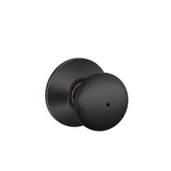 Schlage Plymouth Aged Bronze Privacy Knob