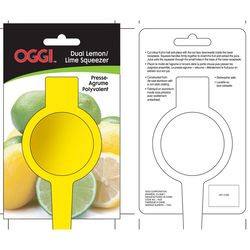 OGGI Yellow/Green Aluminum Citrus Press