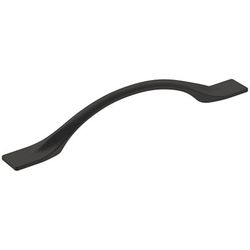 Amerock Transitional Arch Cabinet Pull 5-1/16 in. Matte Black Black 1 pk