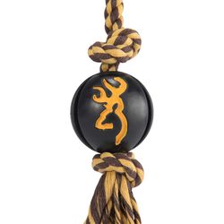 Browning For Dog Gray/Neon Pink Cotton/Rubber Rope Dog Tug Toy One Size 1 pk