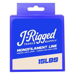 J-Rigged Monofilament Fishing Line 15 lb. cap. 375 yd